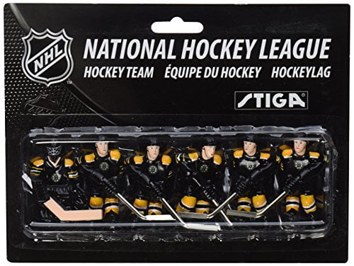 STIGA NHL Boston Bruins Table Top Hockey Game Players Team Pack