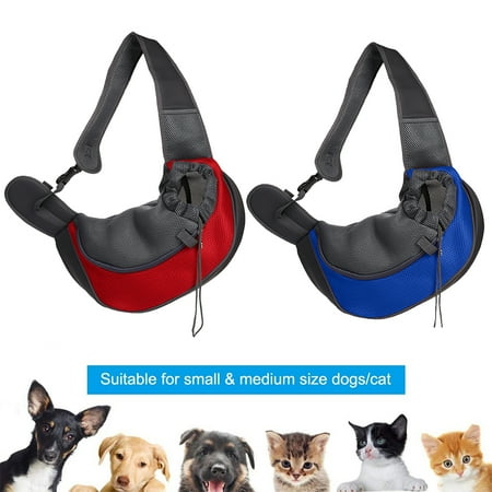 Originalsourcing Hands-Free Pet Dog Sling Carrier Adjustable Shoulder Strap Pet Carrier Bag for Outdoor Travel  Suitable for All Sizes