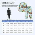 thumbnail image 6 of Kll Cartoon Car Racing Sleepwear Mens Flannel Pajamas,Long Cotton Pj Set, 6 of 9