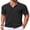 Black, variant on COOFANDY Mens Knit Button Down Shirt Vintage Short Sleeve Polo Shirts Casual Beach Tops Fashion Hawaiian Shirt