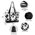 thumbnail image 2 of FORMRS Canvas Laptop Tote Bag for Women with 15.6" Computer Compartments Shoulder Handbag, Cow Spots, 2 of 7