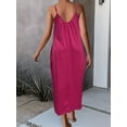 thumbnail image 2 of MORTTIC Women's Casual Summer Maxi Dress with Spaghetti Straps & Pockets - Loose Fit Long Dress, XXL, 2 of 4