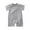Gray, variant on Summer Baby Boys Clothing Agkizg Baby Boys Bodysuits, Baby Boys Short Sleeves Rompers, Children's Solid Color Round Neck Short Sleeved Jumpsuit Baby Breathable Bag Fart Jacket