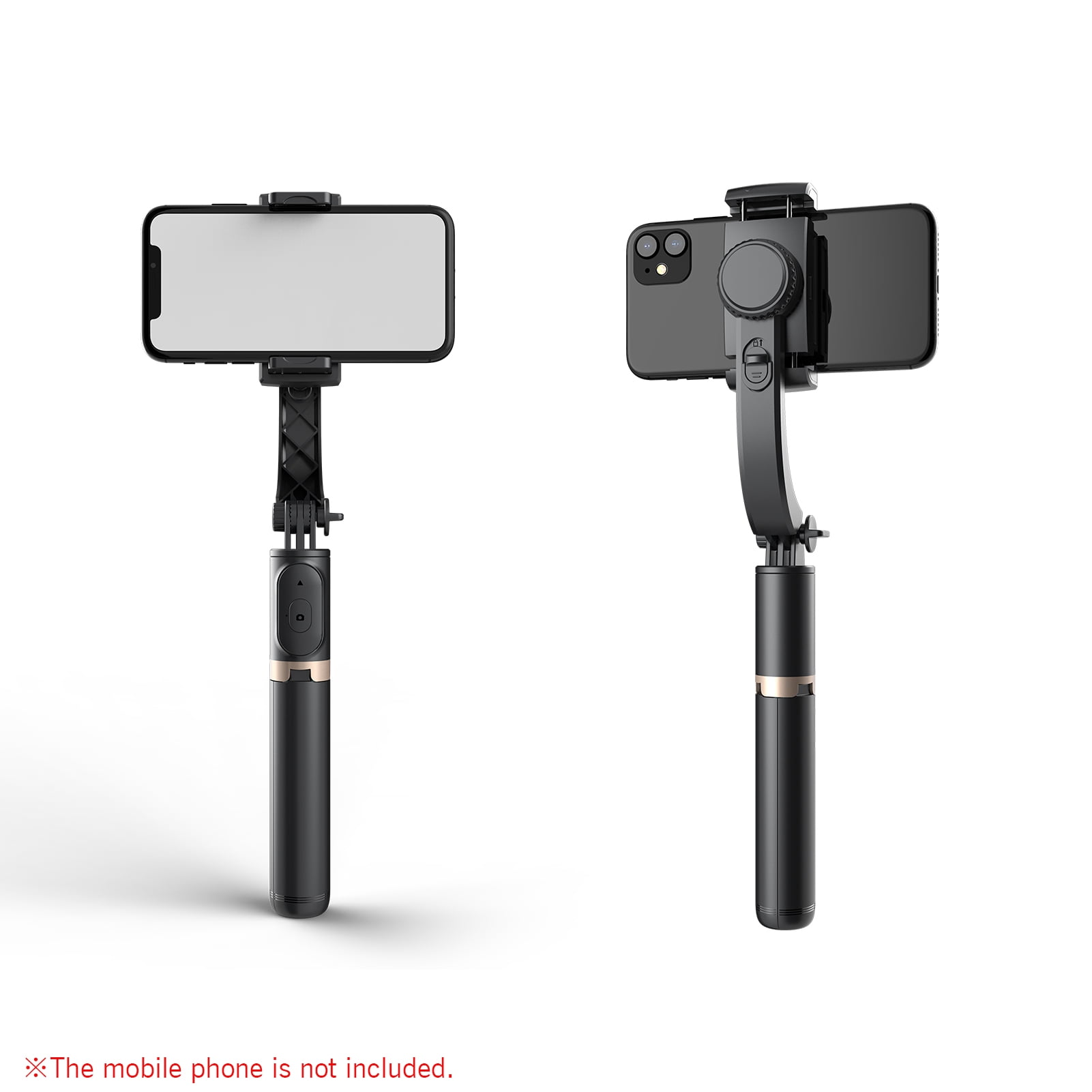 AXNEN-Stabilisateur de téléphone portable série HQ2, cardan pour smartphone GoPro, extension de caméra d'action, perche à selfie, trépied, le plus récent  44