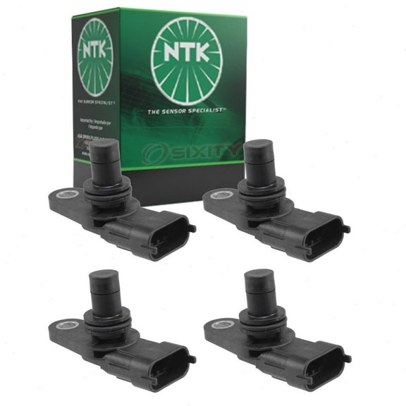 4 pc NTK Camshaft Position Sensors compatible with GMC Acadia 3.6L V6 2007-2010