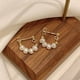 thumbnail image 5 of Pendientes de perlas elegantes, pendientes de cuentas, pendientes vintage, pendientes de perlas, los pendientes, 5 of 9