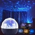 thumbnail image 1 of LED Rotating Projector Starry Night Light Star Sky Light Baby Kids Bedside Lamp, 1 of 11