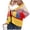 Yellow, variant on UYISJ Womens Color Block Cardigan V Neck Button Up Oversized Long Sleeve Fall Open Front Cable Knit Sweater Coat Green M