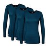 thumbnail image 1 of Sivvan Lot de 3 T-Shirts à Manches Longues Confort pour Femmes, 1 of 4