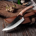 thumbnail image 4 of Professional 8 Inch Meat Cleaver Knife - Chinese Cleaver/ Chef Knives, Stainless Steel Durable Sharp Cooking Knife with Ergonomic Handle, 4 of 11