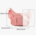 thumbnail image 3 of MUSOIE Crossbody Bag for Women Waterproof Shoulder Bag Messenger Bag Casual Nylon Purse Handbag, 3 of 5