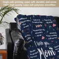 thumbnail image 4 of LHSHID Gifts for Mom from Daughter or Son Mom Birthday Gifts Blanket for Mom Mom Gifts for Mothers Day Christmas Thanksgiving I Love You Mom Gifts Fluffy Blanket 60x80in, 4 of 5