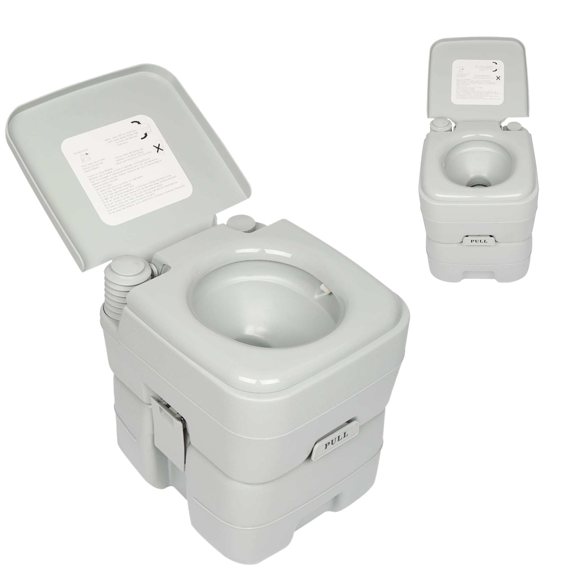 Portable Toilet for Camping, BTMWAY Large Capacity 5.3 Gallon Large