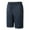 Navy, variant on MIUOWANP Men's Drawstring Elastic Waist Beach Shorts with Pockets Solid Color Exercise Fitness Straight Pant Size XXXL(14)Black