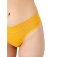 thumbnail image 3 of Kindly Yours Women's So Comfy Crossover Waist Thong Panties, 2-Pack, Sizes XS-XXXL, 3 of 7