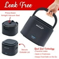 thumbnail image 4 of Brentwood 110-Volt 50-Watt 0.625-Qt. Portable Leakproof Electric Lunch Box (Blue), ELB-600BL, 4 of 5