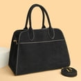 thumbnail image 2 of JUYGO Womens Suede Tote Bag Faux Leather Shoulder Crossbody Purse Vintage Large Top Handle Satchels Fashion Work Handbag, 2 of 7