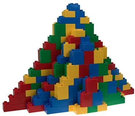 Mighty Big Blocks 100-Piece Assorted Size Construction Set Kids Building Toy 