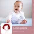 thumbnail image 4 of KAKOWELY Diadema de flores para bebé, diadema para niña, diadema para bebé, accesorio para el cabello para niño pequeño, 4 of 5