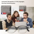 thumbnail image 3 of Ai Translator Glasses, Translator Smart Glasses, Smart Bluetooth Glasses, Music Bluetooth Sunglasses, Supports 138 Languages for Traveling,Doing Business and Making Friends, 3 of 9