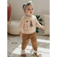 thumbnail image 6 of Rovasas Baby Girl Christmas Sweater, Long Sleeve Crew Neck Tree Pullover, 6 of 9