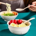 thumbnail image 4 of Sweets Kitchen Accessories Ramen Bowl Set 1 Set Instant Noodles Bowl & Tableware Kit Microwave Ramen Bowl With Fork Spoon Chopsticks Back To School Supplies Home, 4 of 7
