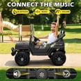 thumbnail image 4 of East doll 12V Ride on Toys for Toddlers, Electric Car for Kids, Kids Car with Remote Control, Bluetooth, Music, 3 Speeds for Kids Gifts, Black, 4 of 9