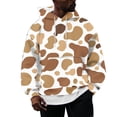 thumbnail image 1 of Gibobby Sudadera polar hombre Sudaderas unisex con capucha Real Hasta la Muerte para hombre y mujer(Caqui,G), 1 of 5
