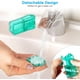 thumbnail image 4 of Cortador de pastillas, divisor de pastillas con cuchilla y compartimento para pastillas pequeñas o grandes. Corta pastillas y tabletas en mitades o cuartos (verde)., 4 of 5