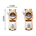 thumbnail image 5 of ZHIMAO 2pcs Connector Positive & Negative Clamps Electrode Quick Release Lift Off Car Battery Terminals For Auto Car Accessories Tools, 5 of 9