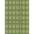 thumbnail image 1 of Ahgly Company Indoor Rectangle Patterned Antique Bronze Green Novelty Area Rugs, 2' x 3', 1 of 6