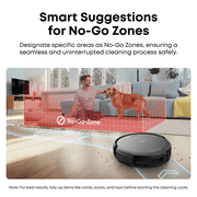 eufy C10 Robot Vacuum Self Emptying, 8 Weeks Hands Free, Advanced Smart Mapping with LiDAR Navigation, Edge Expansion Brush for Pet Hair, Carpet Detection