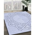 thumbnail image 3 of Ahgly Company Machine Washable Indoor Rectangle Transitional Denim Blue Area Rugs, 4' x 6', 3 of 7