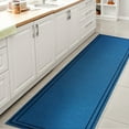 thumbnail image 4 of JONATHAN Y WASHABLE 2 x 8 Runner Rug, Sloane 2-Stripe Border Washable - Blue/Navy, WSH125E-28, 4 of 7