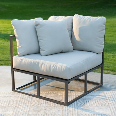Belham Living Bonaire Aluminum Outdoor Corner Sectional Chair