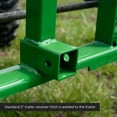 thumbnail image 6 of Titan Attachments USA Made Pallet Fork Frame Attachment Fits JD Tractors, 42in Fork Blades 4,000 LB Capacity, Receiver Hitch, Spear Sleeves, Headache Rack, 6 of 6