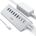 thumbnail image 1 of Concentrador USB Alimentado intpw de 9 Puertos USB 3.2 con Adaptador de 65W, 1 of 8