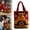 Brown, variant on Party Supplies Qaoliffa 4Pcs Bags Canvas Gift Bag Reusable Christmas Tote Bags New Year Christmas Xmas