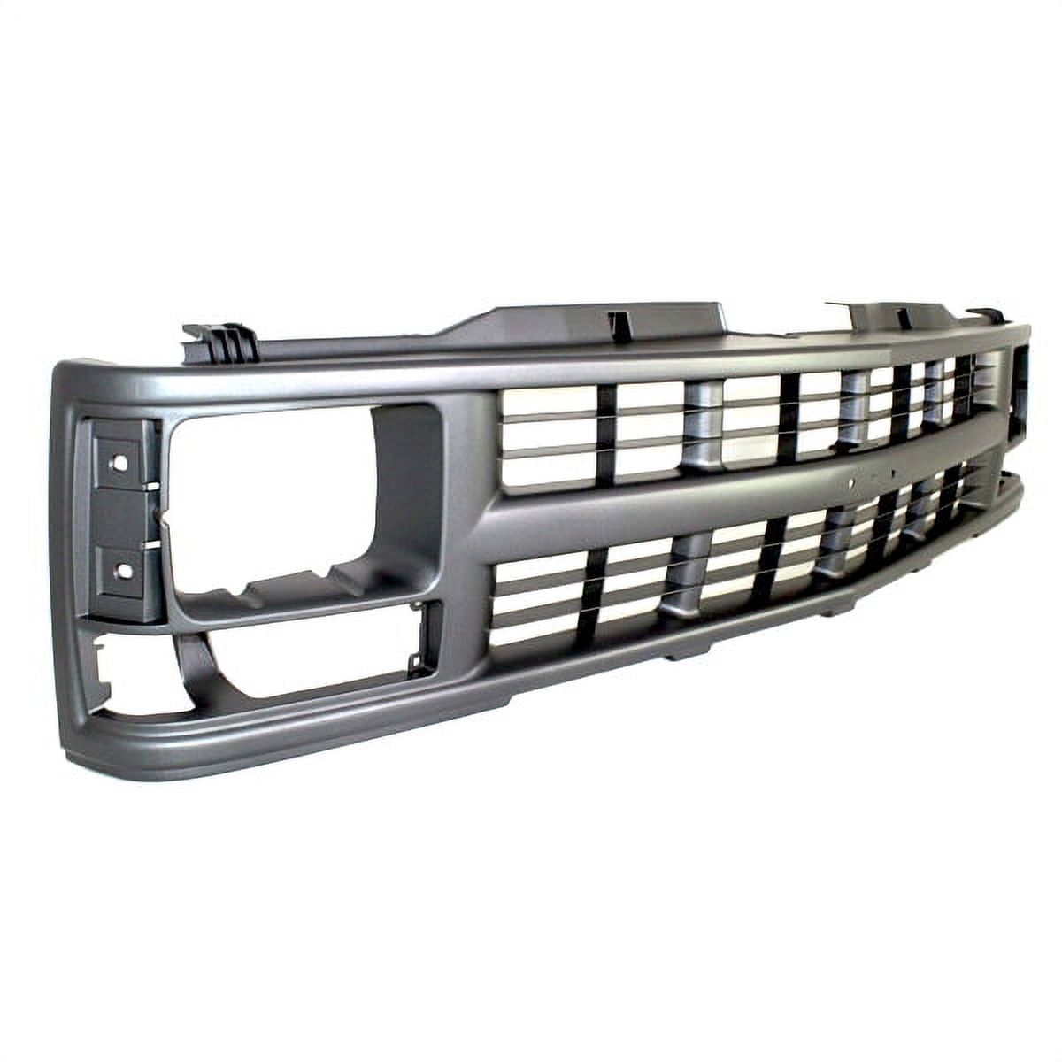For 94-00 Chevy C/K Pickup Truck & Tahoe Front Grille Grill Assembly Silver Gray