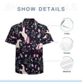 thumbnail image 7 of High Quality Hawaiian Shirts for Men Short Sleeve Aloha Beach Shirt Floral Summer Casual Button Down Shirts Blouses VEA4MS, 7 of 7