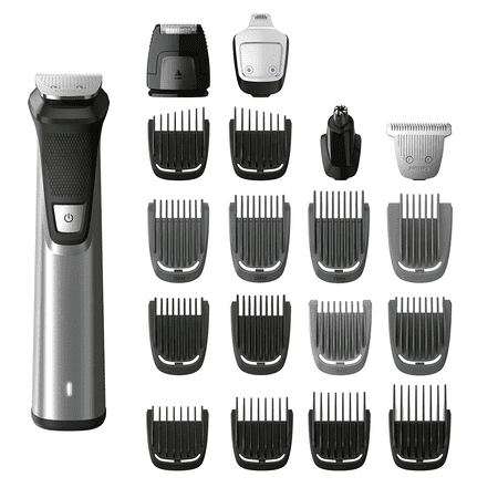 Philips Norelco MG7750/49 Multigroom Series 7000, Men's Grooming Kit with Trimmer for Beard, Silver 1 Count