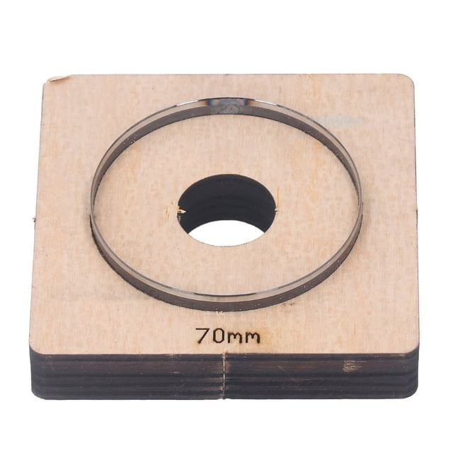 SUTENGDA 70mm Leather Cutting Die Round Shape Punch Cutter Circle Die Craft Mould Tool for Paper Rubber & Leather Crafting Durable Metal Precision Manual Punch Cutter for DIY Projects