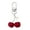 Red, variant on COMEET Cherry Keychain, Lovely Cherries Keychain Bag Charm Fashion Accessory Pendant Sweet Aesthetic Bag Accessory for Trendy Women