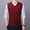 Wine, variant on FSYBOA Men's Sweater Vests Size 2XL, Pullover Casual Winter Knitted Men's Sleeve Sweater Khaki