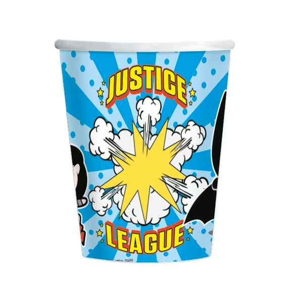 Justice League Paper Party Cup (Pack of 8)