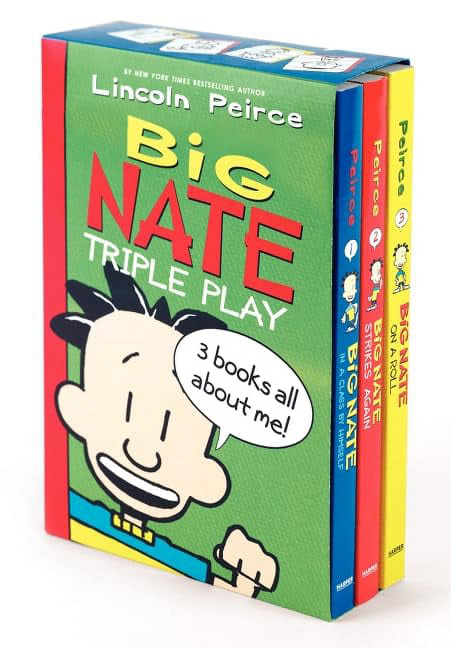 Big Nate: Big Nate Triple Play: Big Nate in a Class by Himself/Big Nate Strikes Again/Big Nate on a Roll (Paperback) - image 2 of 4