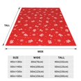 thumbnail image 3 of Balery Christmas Manta de Felpa Suave y Acogedora – Cobija de Franela Aterciopelada para Cama, Lavable y Cálida para Sofá, Mascotas, Transpirable-40"x30", 3 of 7