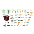 thumbnail image 1 of 68x dinosaurio pájaro cebra modelo juguete diseño paisaje construcción Accs para niño Baoblaze Figura de acción de dinosaurio, 1 of 8