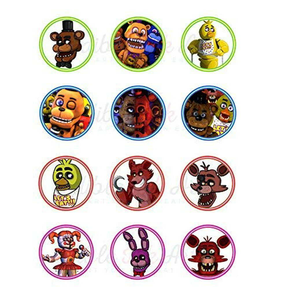 fnaf-five-nights-at-freddy-s-edible-cupcake-toppers-12-images