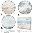 thumbnail image 3 of Designart "Beach Simplicity Landscape III" Nautical & Beach Floater Framed Wall Art Print, 3 of 7